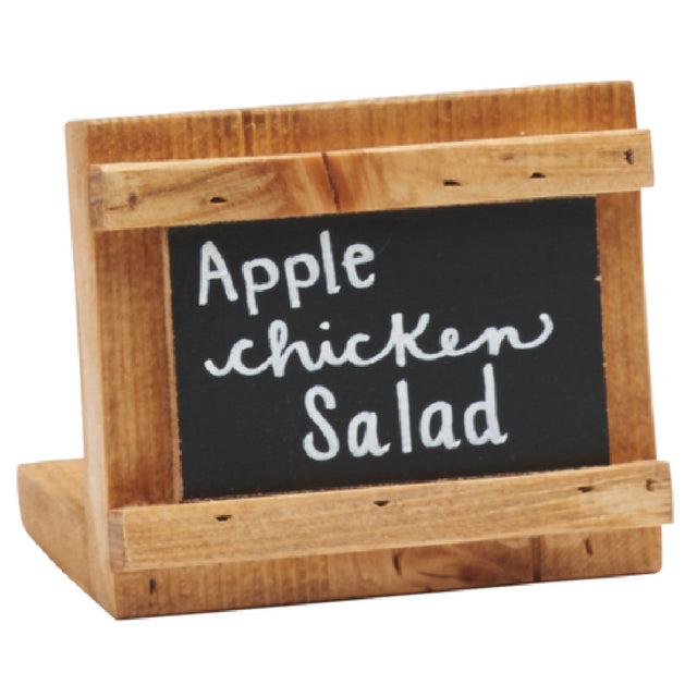 Cal Mil 3489-23-99 Madera Write-On Chalkboard 3"W X 2"H Write-on Area Rustic Pine Frame (use With Chalkboard Pen)