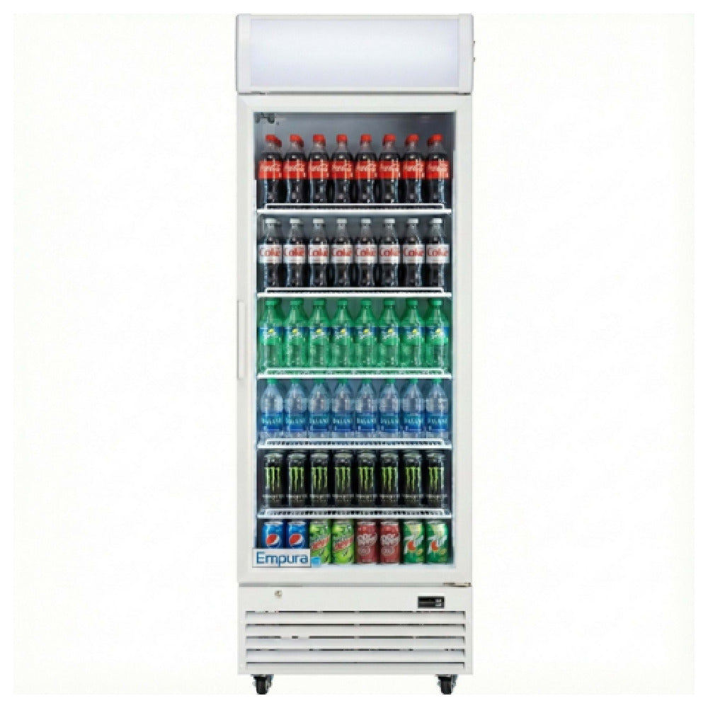 Empura EGM-23W - Refrigerated Merchandiser, 27.56"W X 31.1"D X 81.02"H, 21 Cu. Ft. Capacity