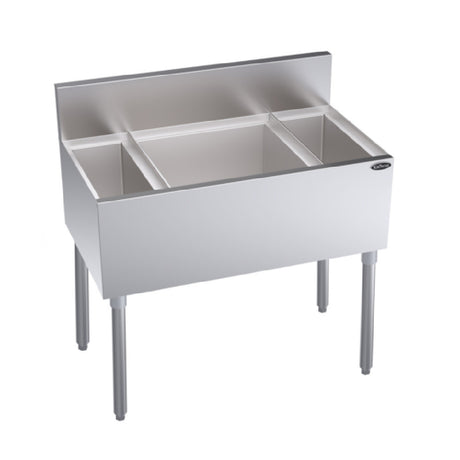 Krowne KR19-MS34C Royal Series Underbar Speed Multi Station 34" Overall Size 18" Center Ice Bin