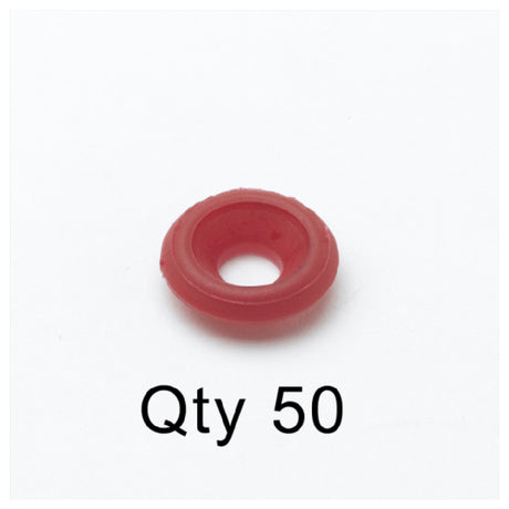 T&S Brass 001661-45M50 Index Hot Water Red Bulk-Packed (50 Each Per Case)