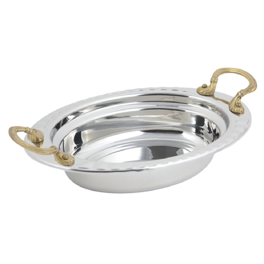 Bon Chef 5604HR Food Pan Full Oval 2 Qt. (64 Oz.) Capacity