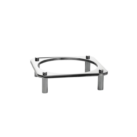 FOH BRI018BSS18 Smart Buffet Ware® Domino Stand 13.75" Square Stainless Steel
