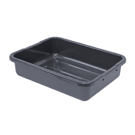 Quantum FSB-21155RCS_BROWN - Bussing Tub, 15"W X 21"L X 5"H, Ribbed Bottom