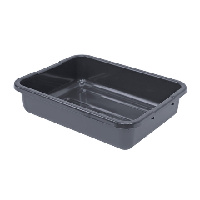 Quantum FSB-21155RCS_BLACK - Bussing Tub, 15"W X 21"L X 5"H, Ribbed Bottom