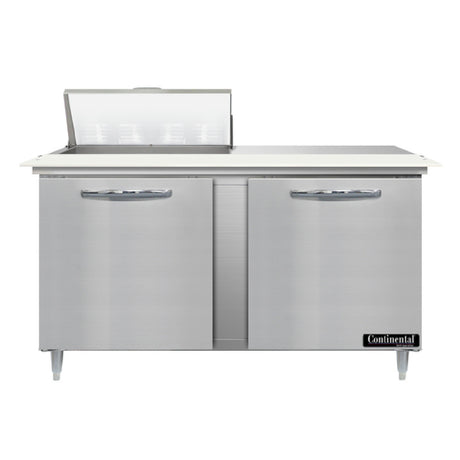 Continental Refrigerator D60N8C Designer Line Sandwich Unit 60"W Two-section
