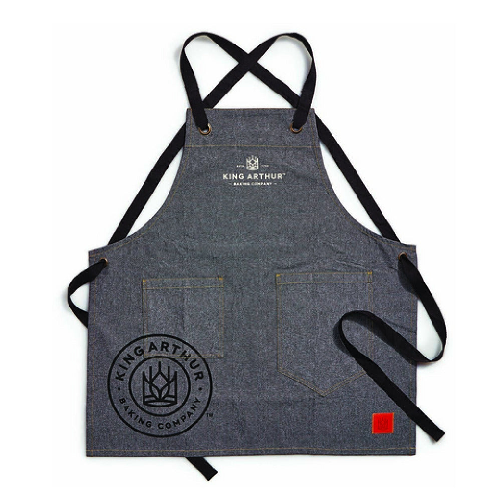 Harold Import Co. 50211K King Arthur Baking Company Adult Apron 29" X 28" Gray Cotton