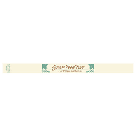 Hubert 98789 - Band-It Food Label, "Great Food Fast", 13-3/4" X 1"