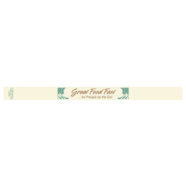 Hubert 98789 - Band-It Food Label, "Great Food Fast", 13-3/4" X 1"