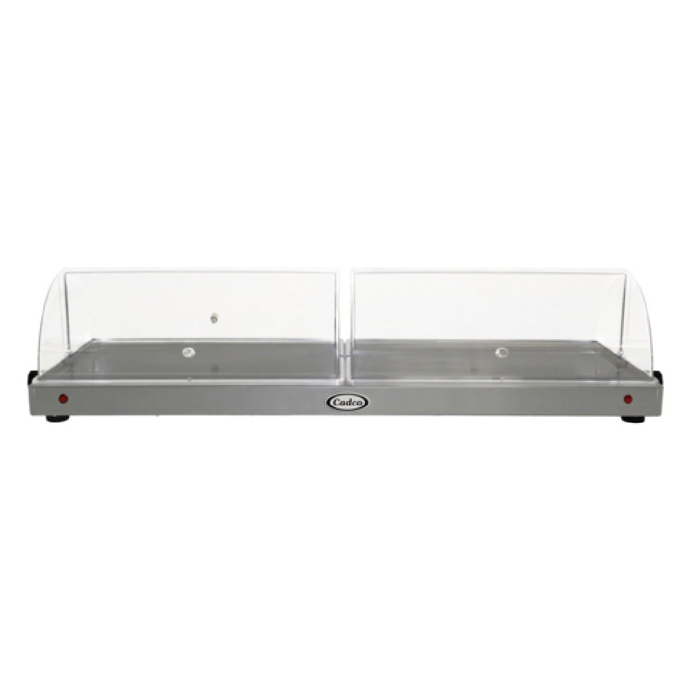 Cadco WTRT-40-HD Heavy Duty Warming Shelf With Rolltop Lid Countertop