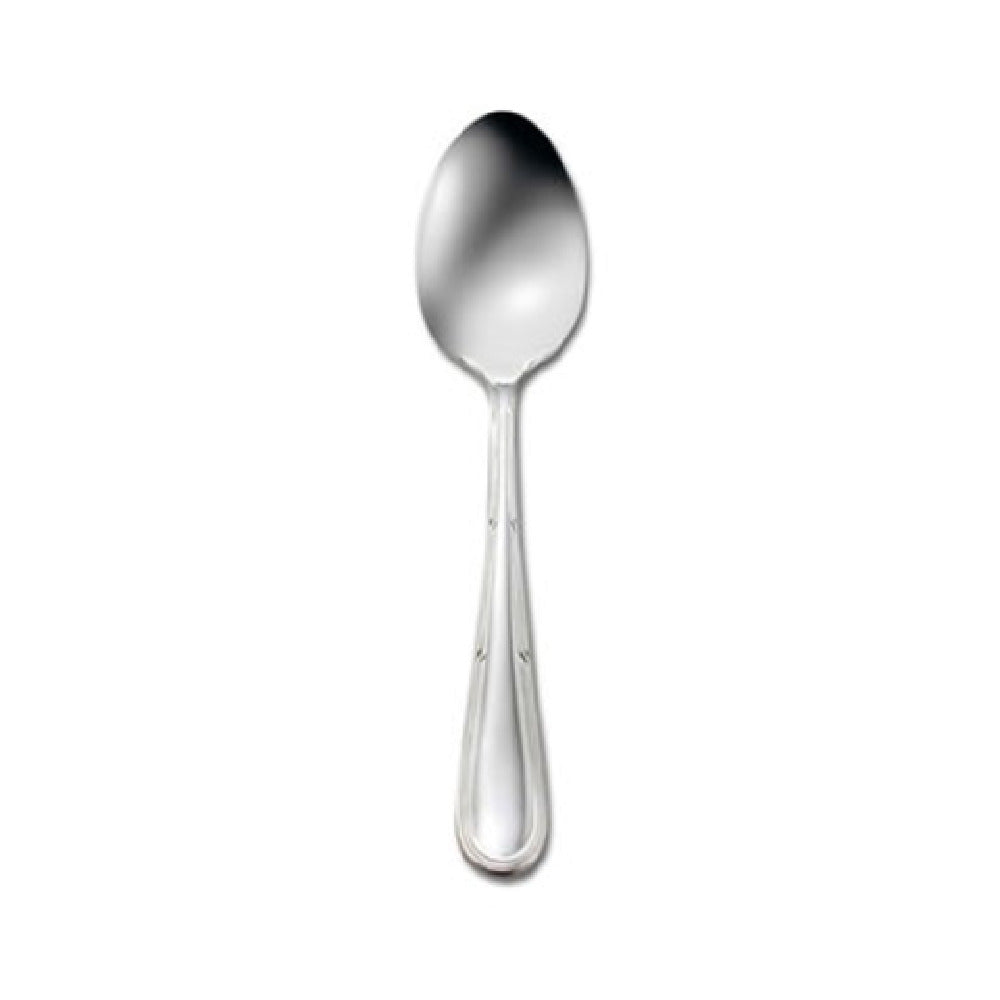 1880 Hospitality 1336STBF Oneida® Tablespoon/Serving Spoon 8" Linear Grooved Teardrop Shaped Handle