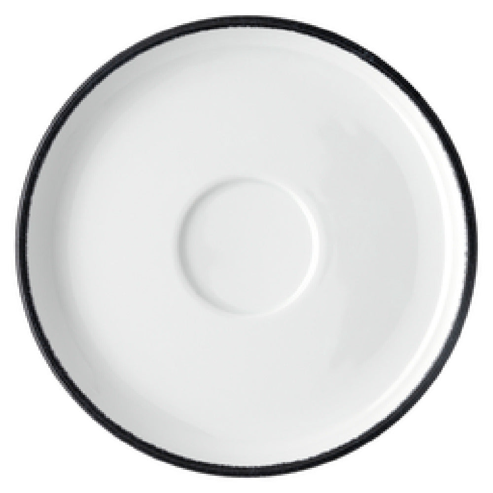 Paderno 10660-405403-34750 Saucer 7-1/8" Dia. Round Porcelain