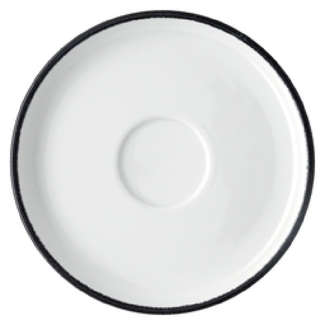 Paderno 10660-405403-34750 Saucer 7-1/8" Dia. Round Porcelain