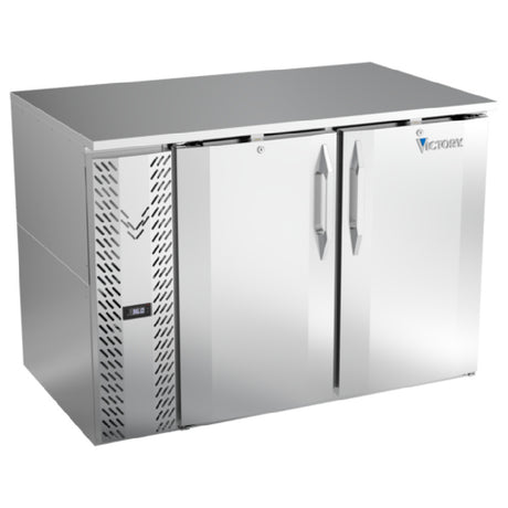Victory VBB48HC-S - Back Bar Refrigerator, Two-section, 48"W X 30-1/8"D X 34"H