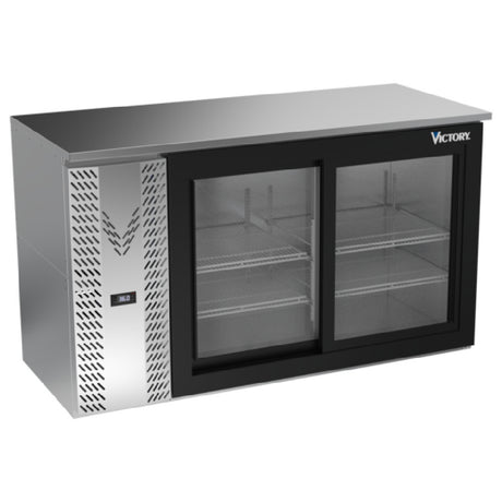 Victory VBBN58HC-F-GS-S - Back Bar Refrigerator, Food Rated, Two-section