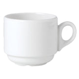 Steelite 11010154 Atlanta Cup 7-1/2 Oz. 4-1/4"W X 2-5/8"H