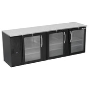 Victory VBBN94HC-FG-B - Back Bar Refrigerator, Food Rated, Three-section
