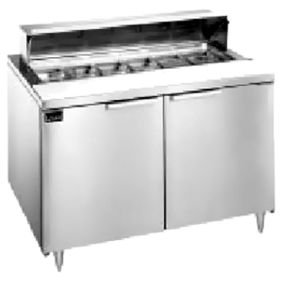 Randell 9303-290 Refrigerated Counter/Salad Top Two-section 48"W