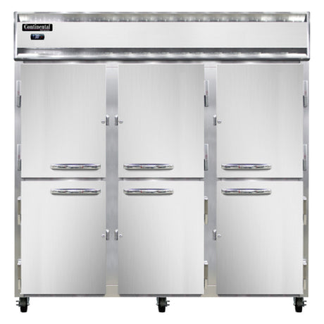 Continental Refrigerator 3RNSAHD Refrigerator Reach-in Three-section
