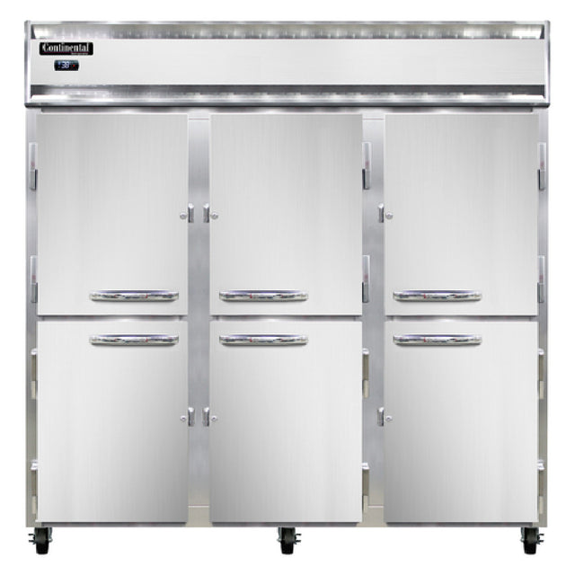 Continental Refrigerator 3RNSAHD Refrigerator Reach-in Three-section