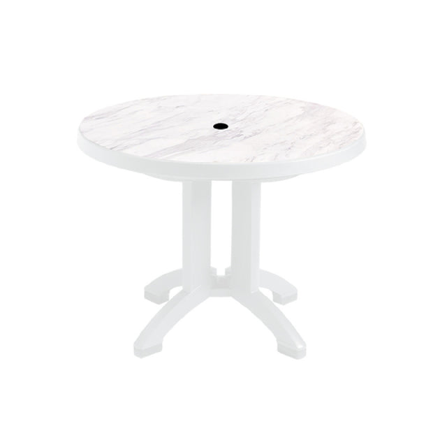 Grosfillex US921004 Aquaba Outdoor Table 38" Dia. Round