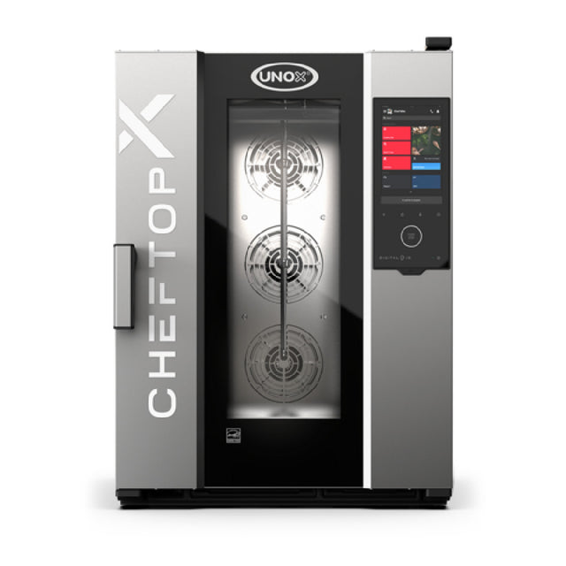 UNOX USA XADA-1011-EXLS - CHEFTOP-X™ Half Size Combi Oven, Electric, Left-to-right Door Opening (hinged Right)