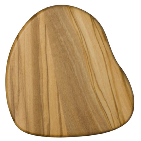 Steelite 6525TW323 Coaster 4"L X 3-3/4"W X 1/4"H Olive Wood