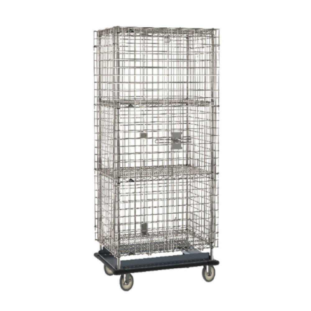 Metro SEC53S-HD-2SE - Super Erecta® Security Unit, Mobile, Stainless Steel Finish