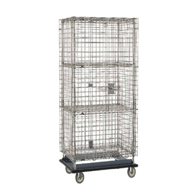 Metro SEC53S-HD-2SE - Super Erecta® Security Unit, Mobile, Stainless Steel Finish