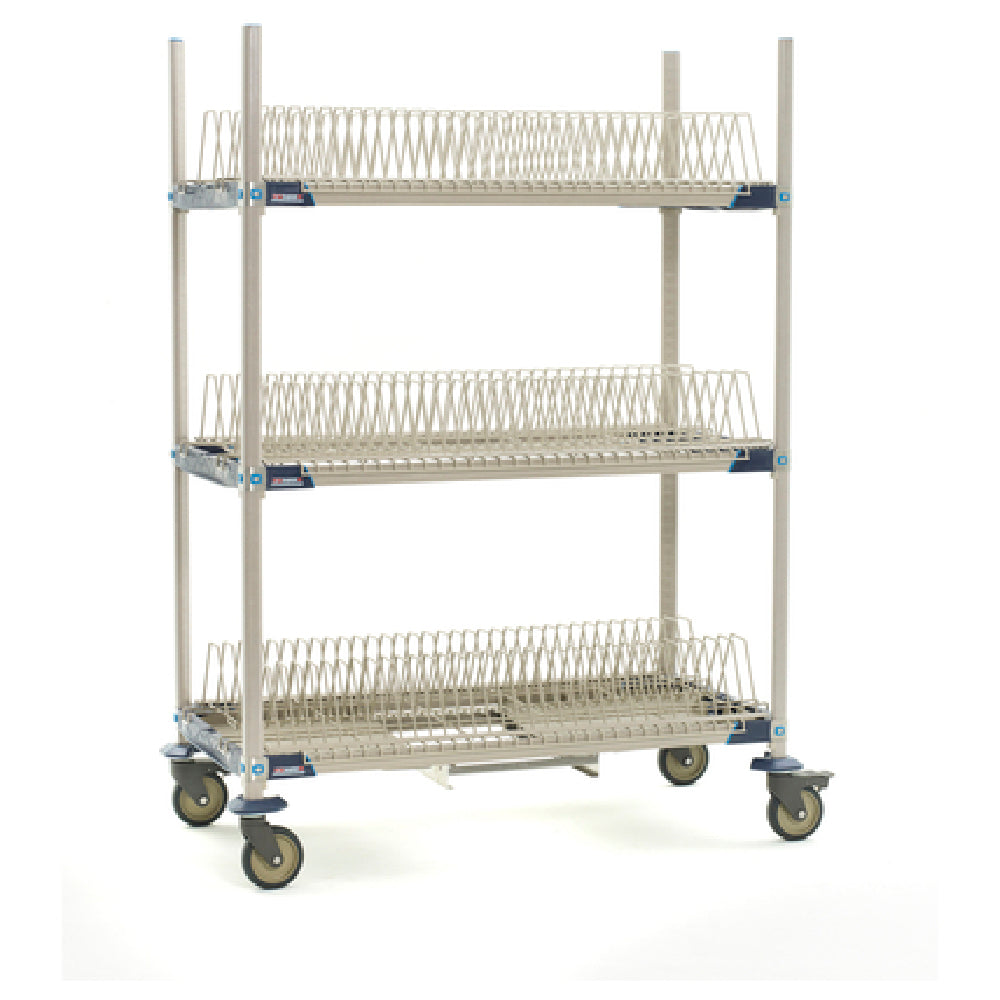 Metro PR48VX2-XDR MetroMax® I Mobile Drying Rack Unit With Drip Tray 48"W X 24"D X 68"H