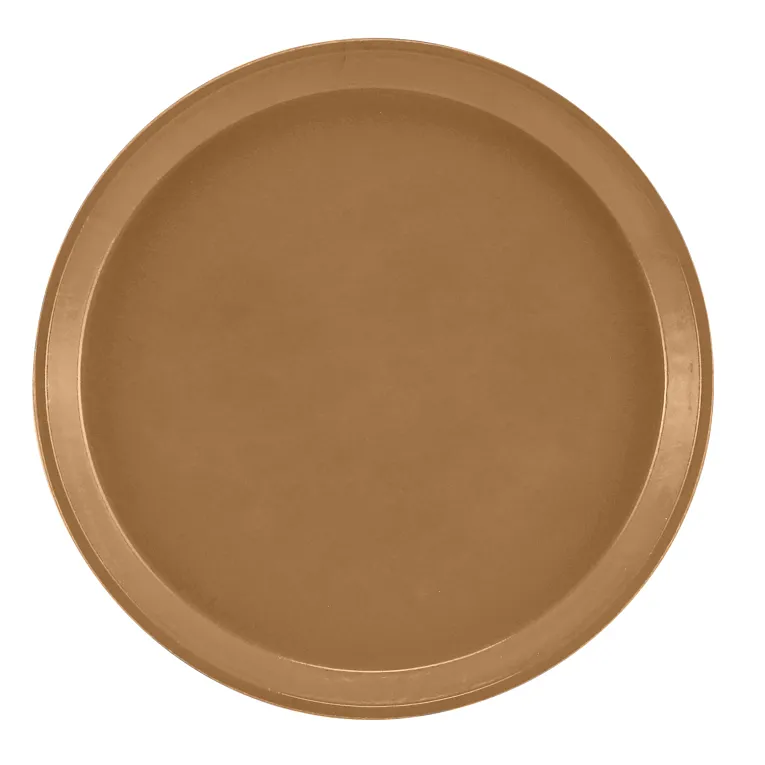 Cambro 900508 Serving Camtray® Round 9" Dia. Suede Brown