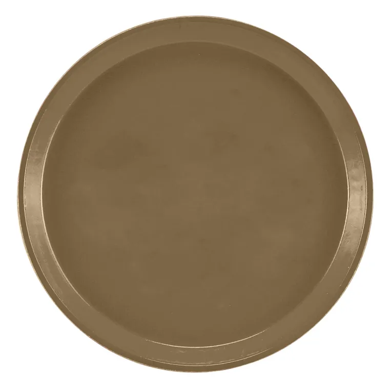 Cambro 900513 Serving Camtray® Round 9" Dia. Bay Leaf Brown