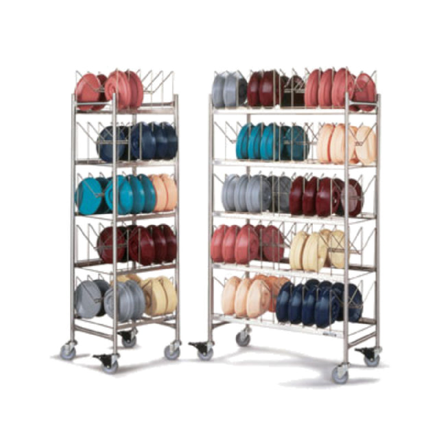 Dinex DX1173X100 TMP® Drying & Storage Cart Holds 100 Domes Or 200 Bases/underliners Or Quicktemp® Bases