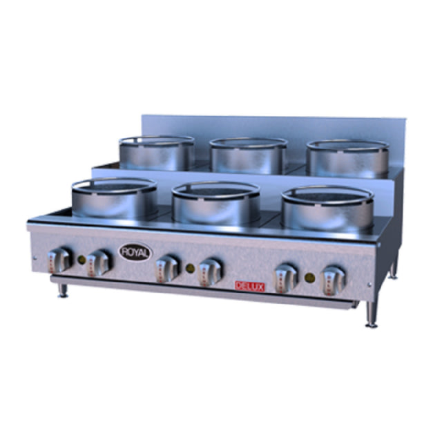 Royal Range Of California ORSU-424_NAT Flex-System™ Wok Range Gas Countertop