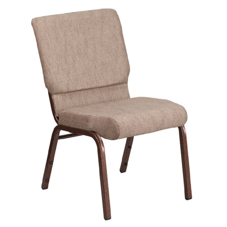 Flash Furniture FD-CH02185-CV-BGE1-GG Hercules Series Stacking Church Chair 800 Lb. Weight Capacity