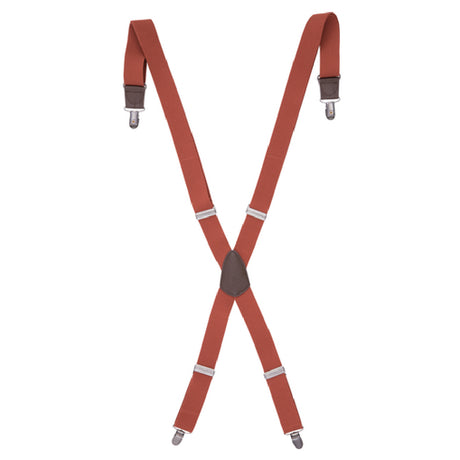 Chef Works XNN01CLA0 Pant Suspenders 1-1/4"W (3cm) Strap Clay