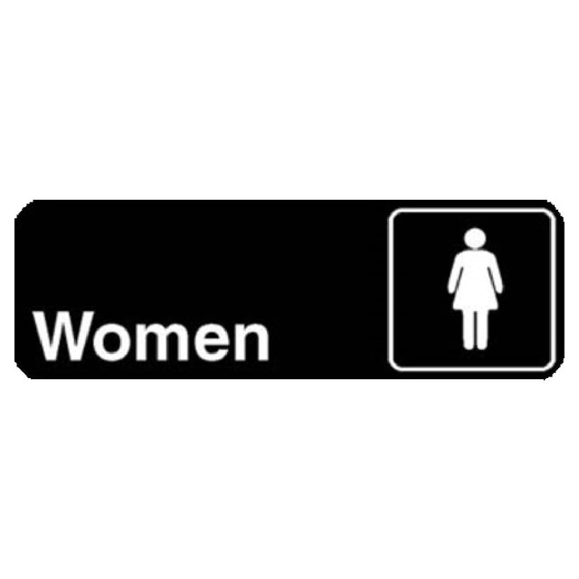 Franklin Machine Products 280-1137 Sign "Women" 3" X 9"