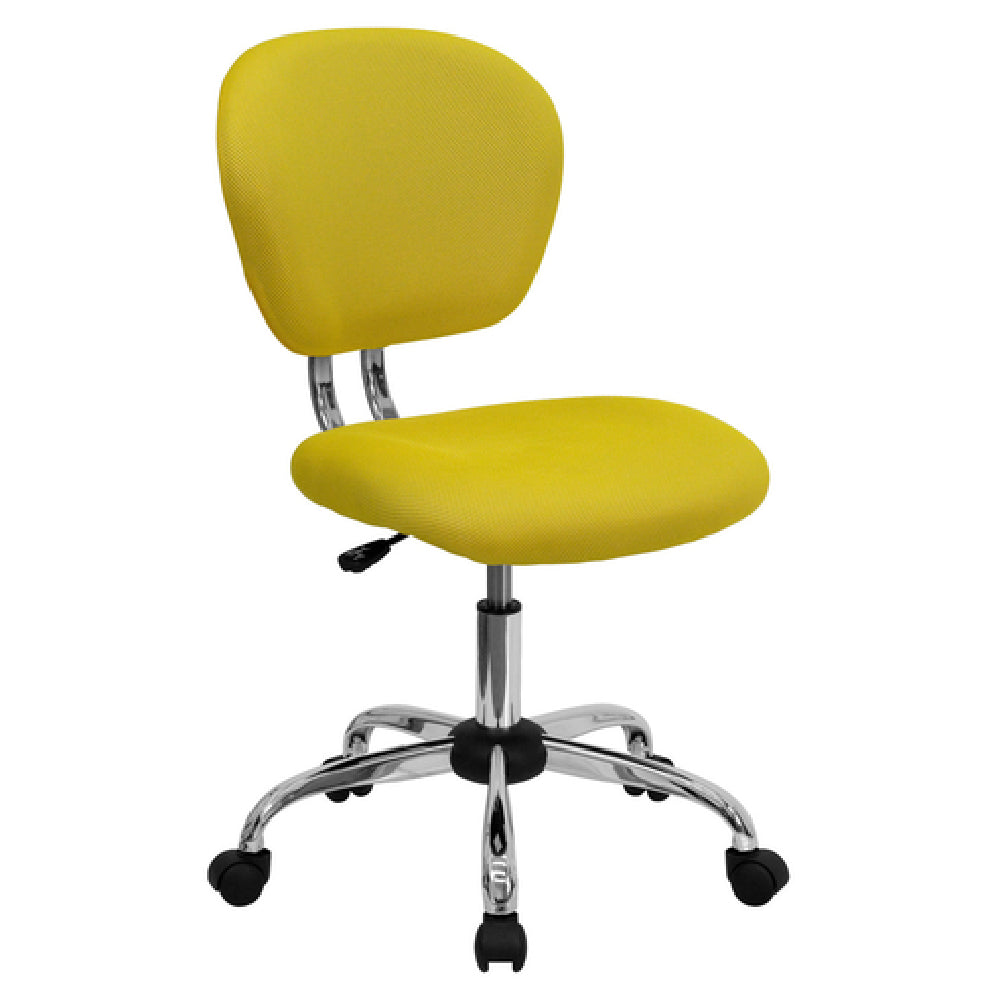 Flash Furniture H-2376-F-YEL-GG Swivel Task Chair 33-1/2" To 37-1/2"adjustable Height