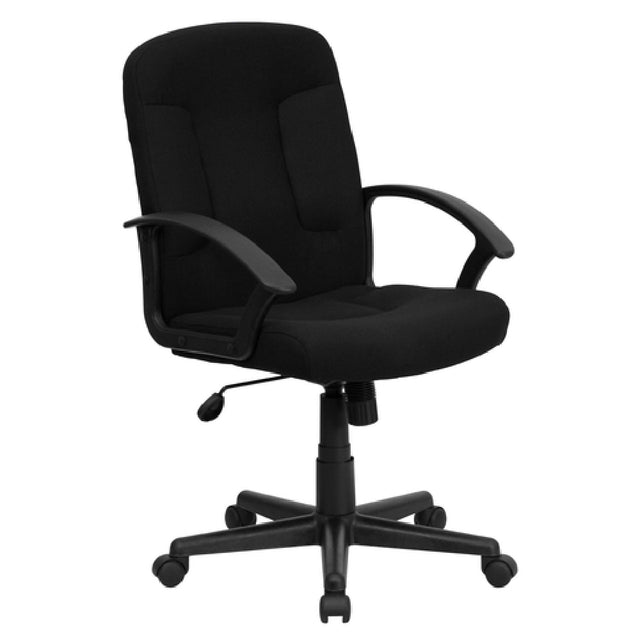 Flash Furniture GO-ST-6-BK-GG Executive Swivel Office Chair 36-1/4" To 40-1/2" Adjustable Height