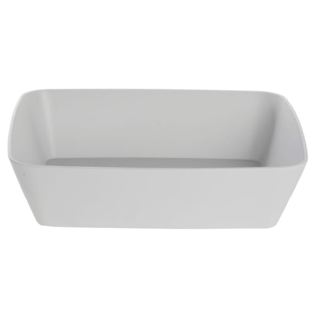 Hubert 77888 - Soft Square Bowl, 246 Oz., 13" X 10-1/2" X 3-3/16"H