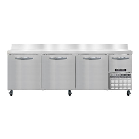 Continental Refrigerator RA93SNBS Refrigerated Base Shallow Depth Worktop Unit