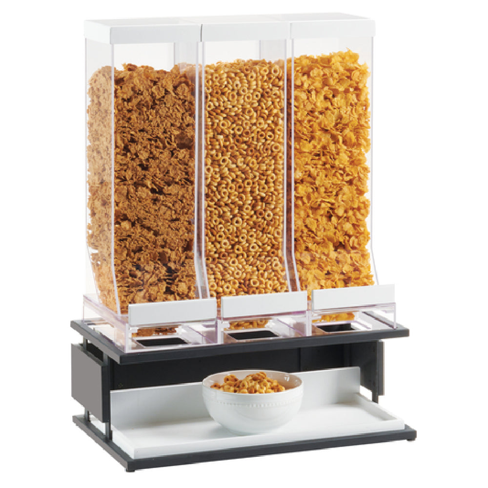 Cal Mil 22046-13 Monterey Cereal Dispenser (3) 9.8L Capacity Bins 17-1/4"W X 10-1/2"D X 23-1/2"H