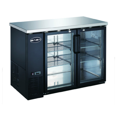 SABA SBB-24-48G Back Bar Cooler Two-section 48-7/8" W