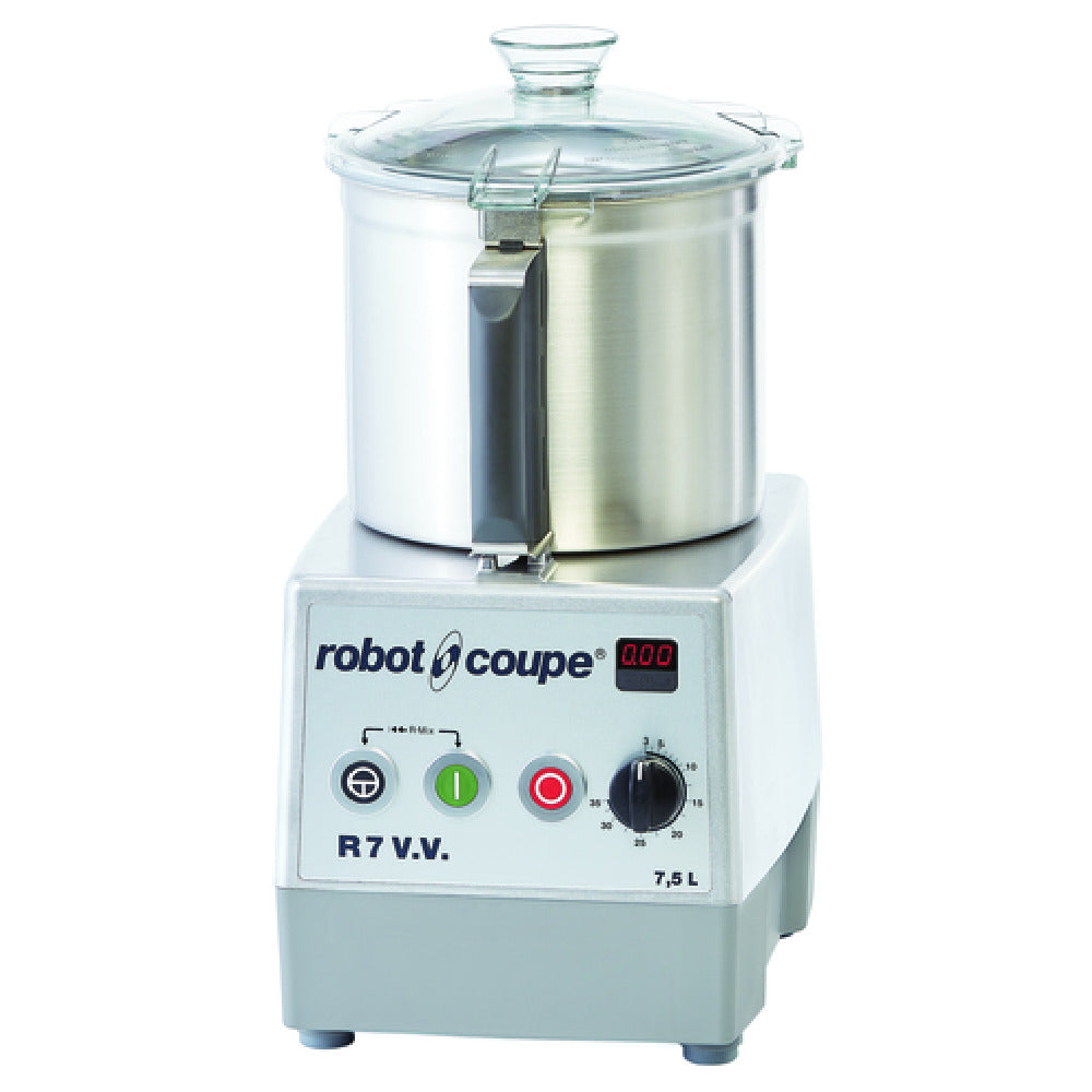 Robot Coupe R5VV Bowl Cutter Mixer 5.9 Liter Stainless Steel Bowl With Handle