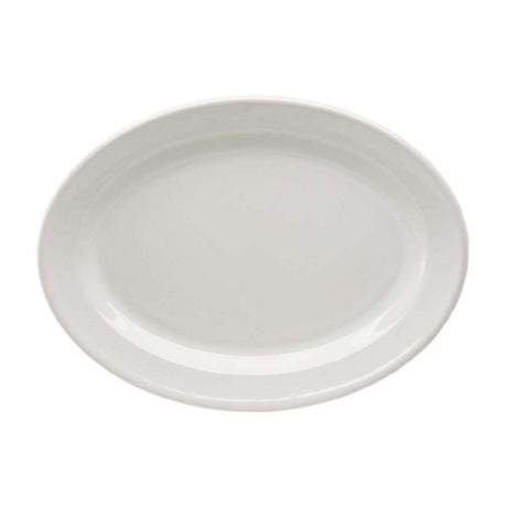 Arc Cardinal FP845 Santa Anita Glacial Oval Platter 13"L