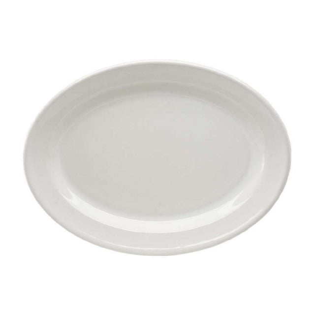 Arc Cardinal FP845 Santa Anita Glacial Oval Platter 13"L