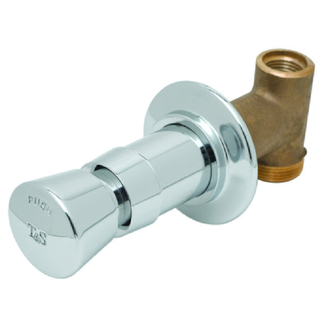 T&S Brass B-1029 Concealed Straight Valve Single Slow Self-closing