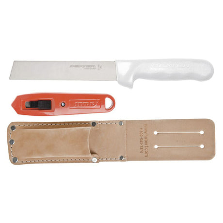 Hubert 96976 - Produce Knife & Box Cutter Set, 3-piece, Includes (1) Each: 6" Produce Knife