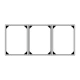 Risch LTH-3V 5.5X8.5 Tuxedo Leather Padded Bonded Leather Menu Cover (specify Color)