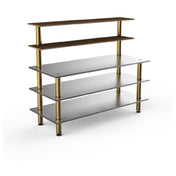 Steelite MGCMLC04WBXF Mogogo Buffet Solutions Modular Pro Back Bar 5-tier 71" X 29-1/2" X 60-1/2"H