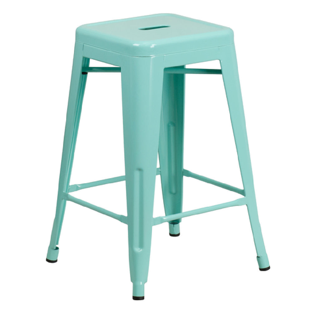 Flash Furniture ET-BT3503-24-MINT-GG Bar Stool 500 Lb. Weight Capacity Counter Height